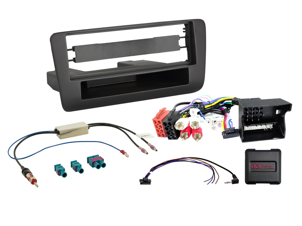 [1-DIN Kit Audi A1(8X) 07/2010-04/2018 SWC/antenna] 611320-22-1