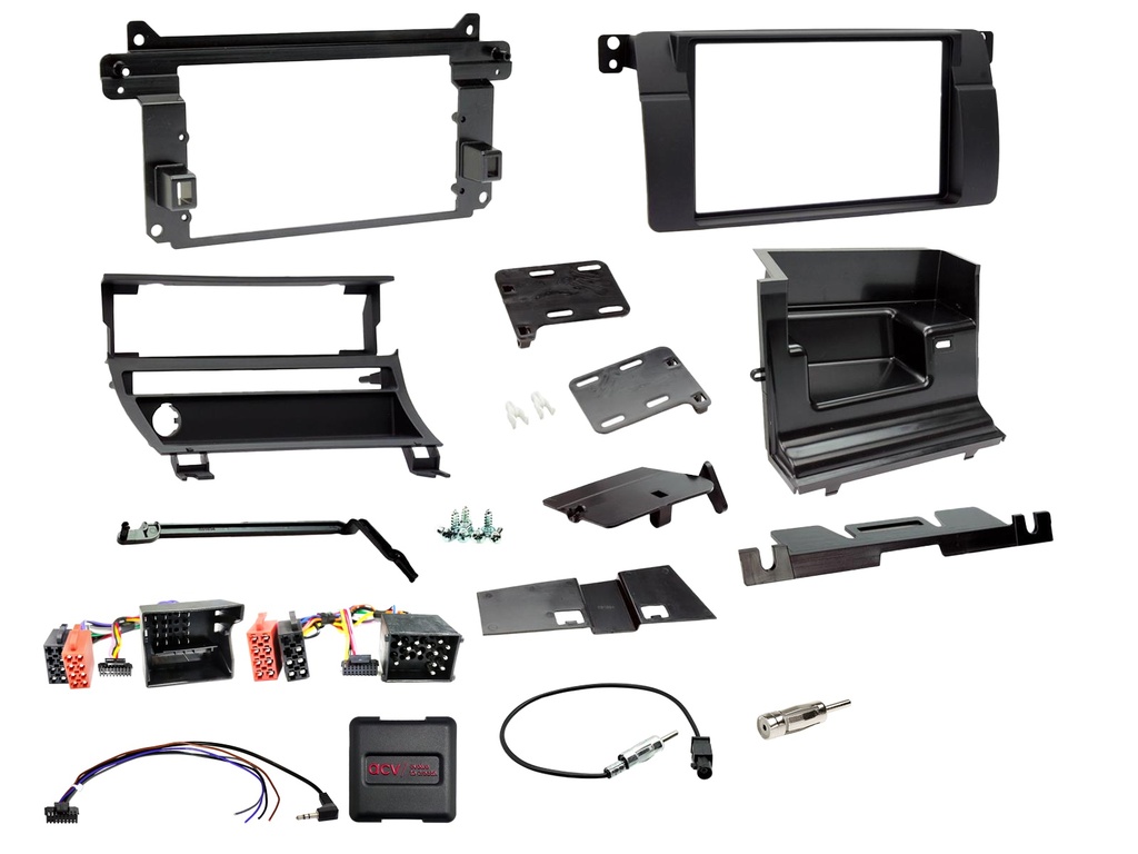 [2-DIN Kit 4 BMW 3series(E46) 07/1998-02/2007 SWC/antenna] 621023-18-2