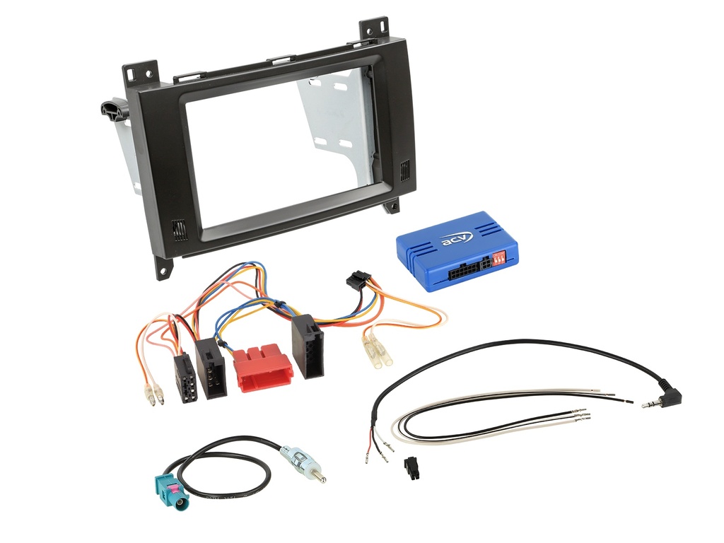 [2-DIN Kit Mercedes Vito 2014-2024 ISO SWC/antenna passive] 621190-37-3