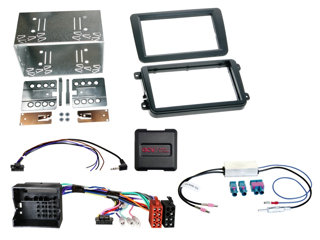 [2-DIN Kit Seat/Skoda/VW different vehicles SWC/antenna] 621320-10-3