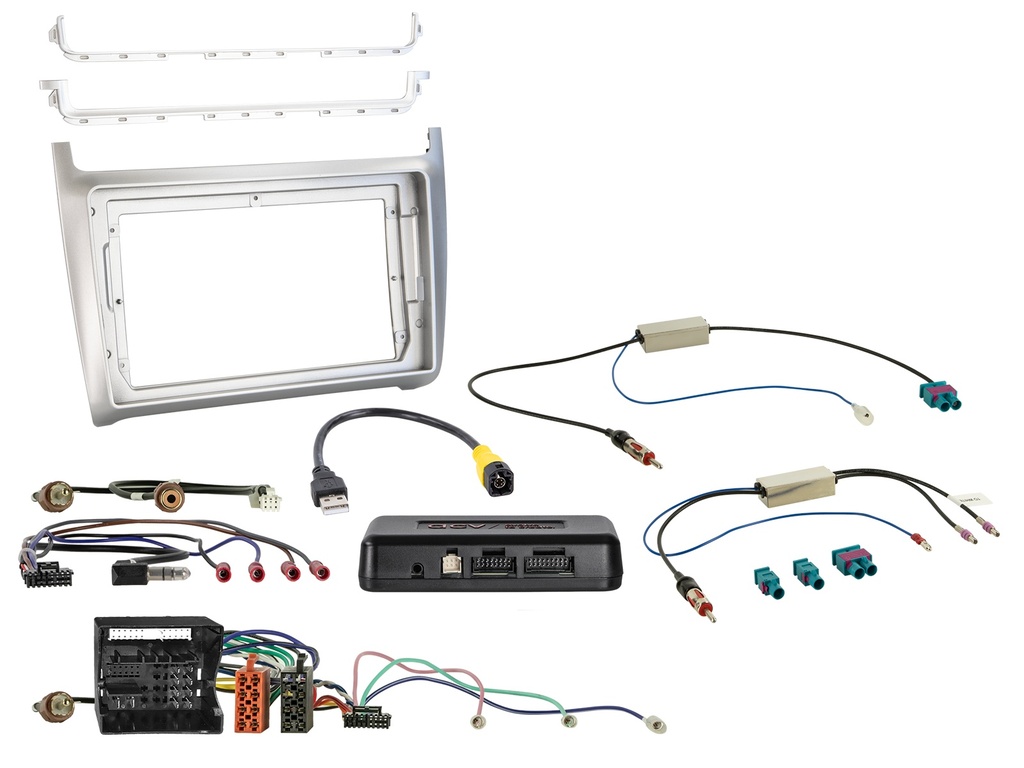 [9\ Kit VW Polo 04/2014-07/2017 silver i-dapter/antenna"] 621320-90-2